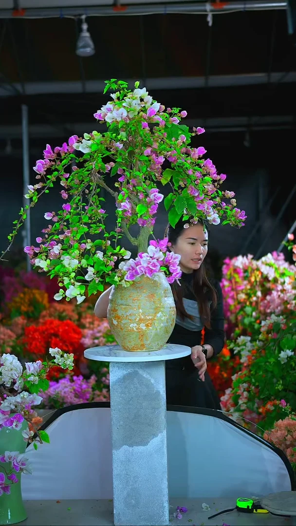 大部分开放少量花苞知**一章红缨