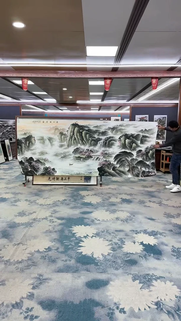 【闪购商品】绘画z刘雪红-大丈二-山水国画