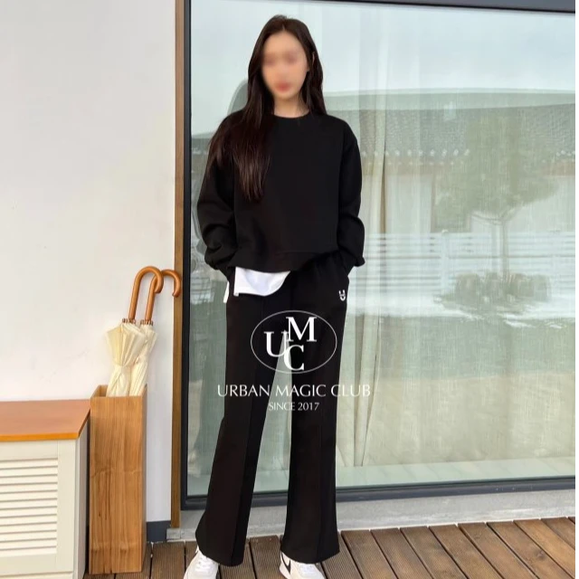 【卫衣套装】韩版春秋长袖宽松假两件女卫衣套装-ZP-06
