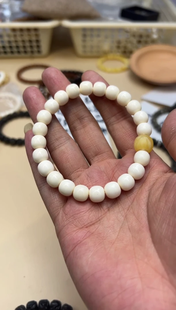 【闪购商品】白玉菩提手串022526 白玉菩提四季幽灵单圈