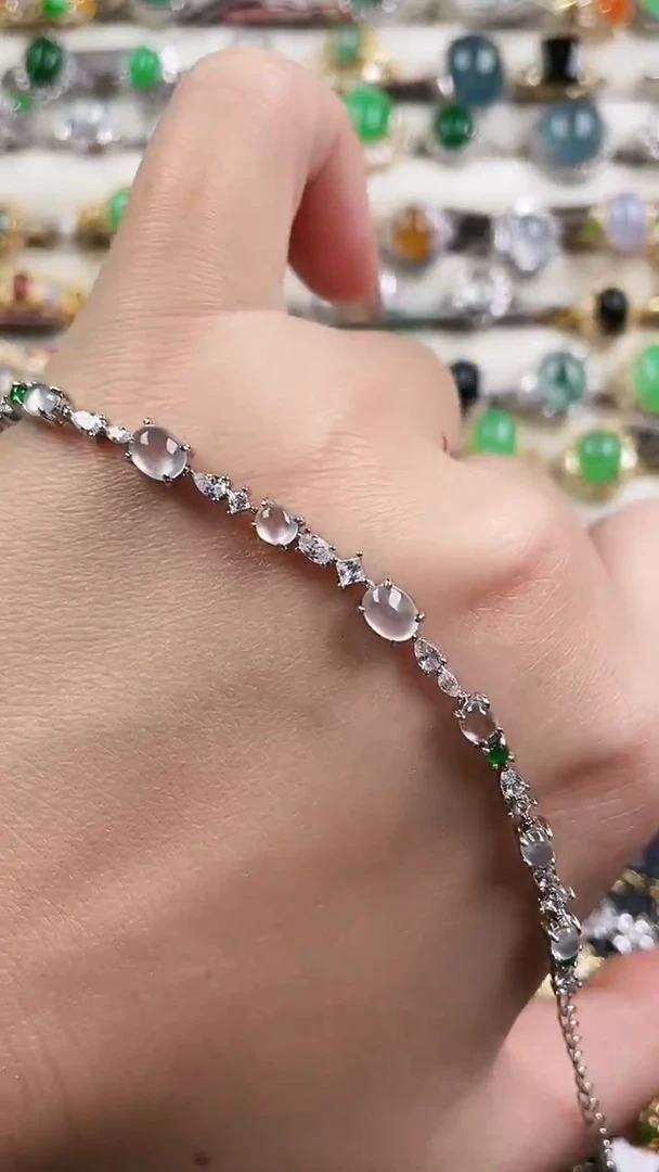 银S925镶嵌戒指翡翠155