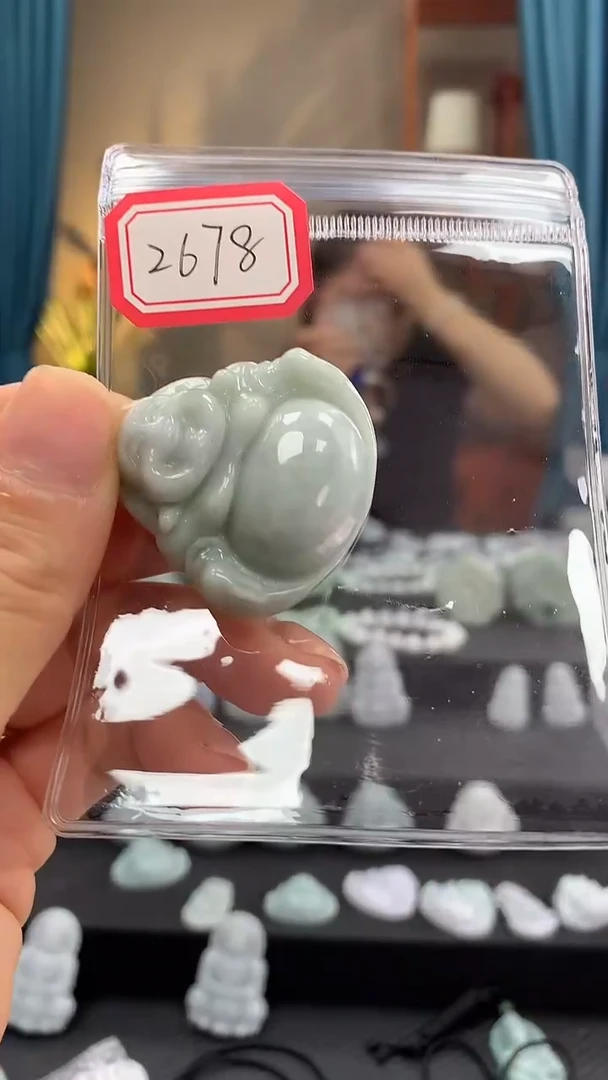 颈饰未镶嵌翡翠佛公2678