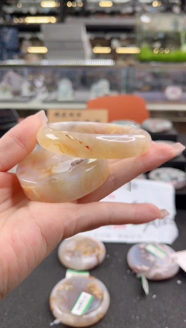 未镶嵌手镯石英质玉57圈口（赠品镯心）1593165