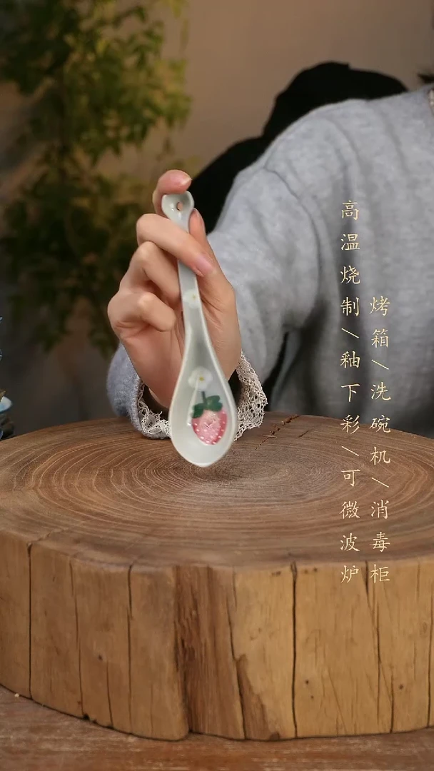 碗瓷景德镇手工手绘高温瓷釉下彩