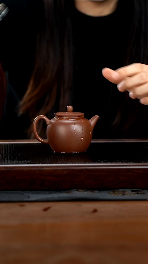茶壶紫砂170cc黄龙山原矿底槽清平盖莲子3