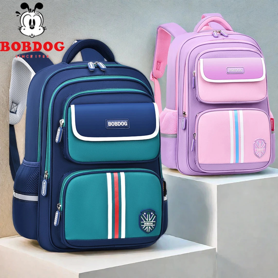 巴布豆小书包学生女孩一二年级1-34上学儿童超轻减负护脊6-12岁男