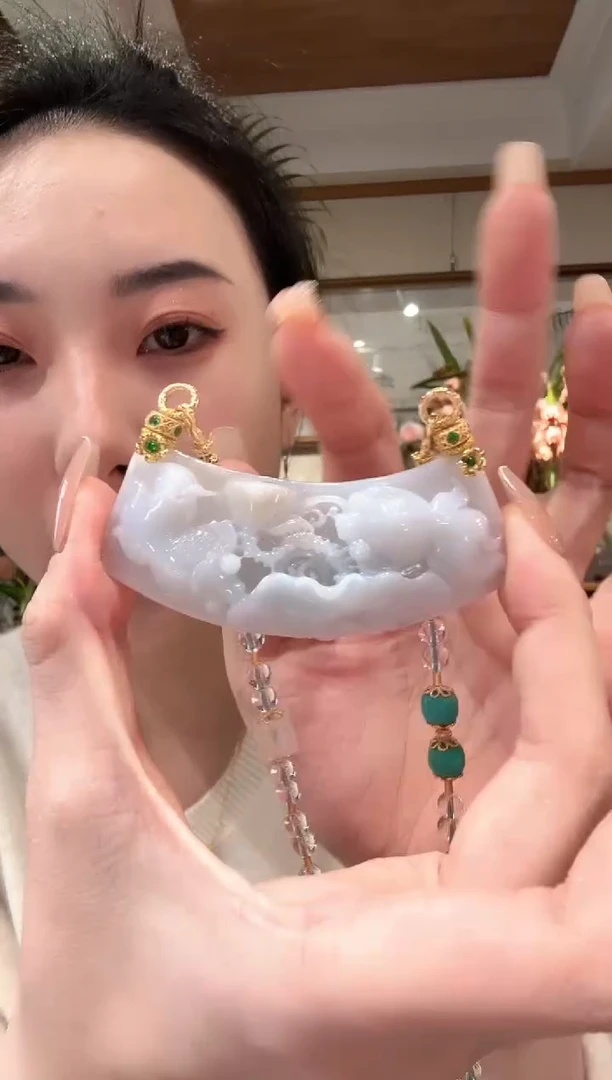 【闪购商品】翡翠颈饰未镶嵌国风