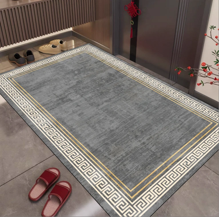 山海-457【90x120】硅藻泥高档大气简约吸水防滑家用入户门地垫