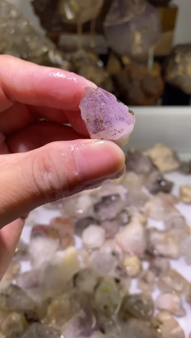 未镶嵌珠宝半成品水晶94号四川超七花园水晶