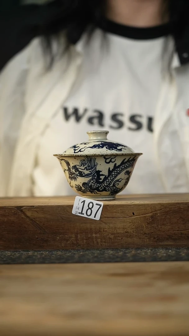 新品 设计师手作款 粉引青花系列