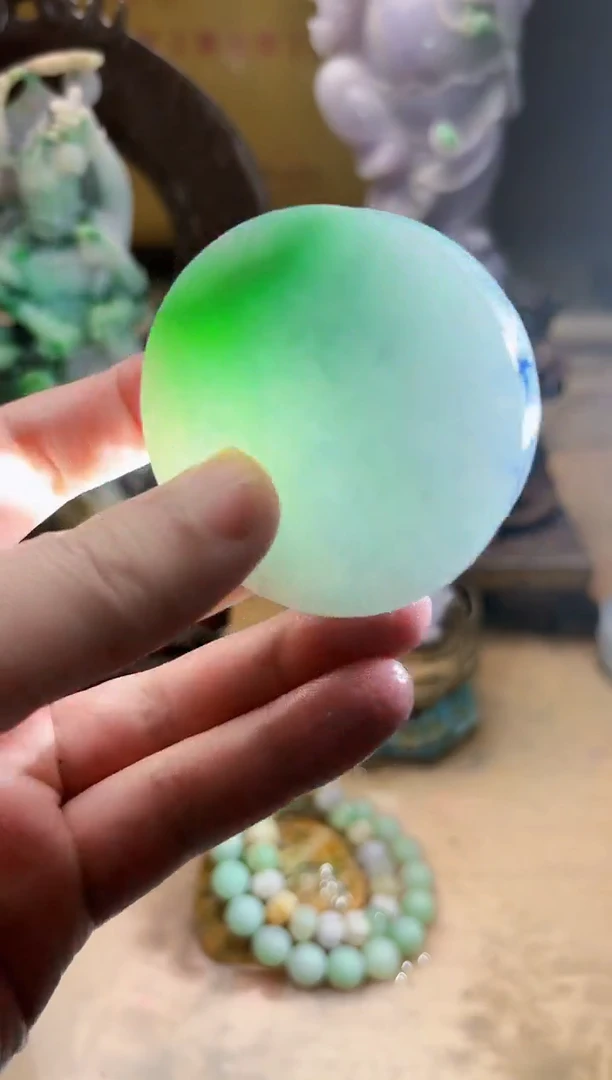 未镶嵌挂件翡翠A货张麦9458