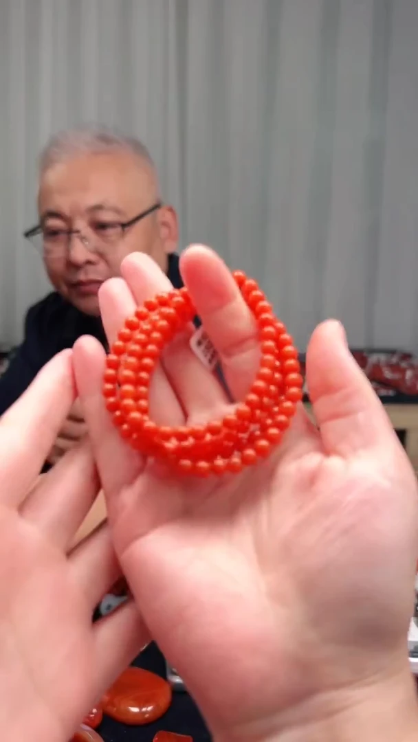 未镶嵌多样性发一件南红玛瑙【云端】5mm保山圆珠多圈