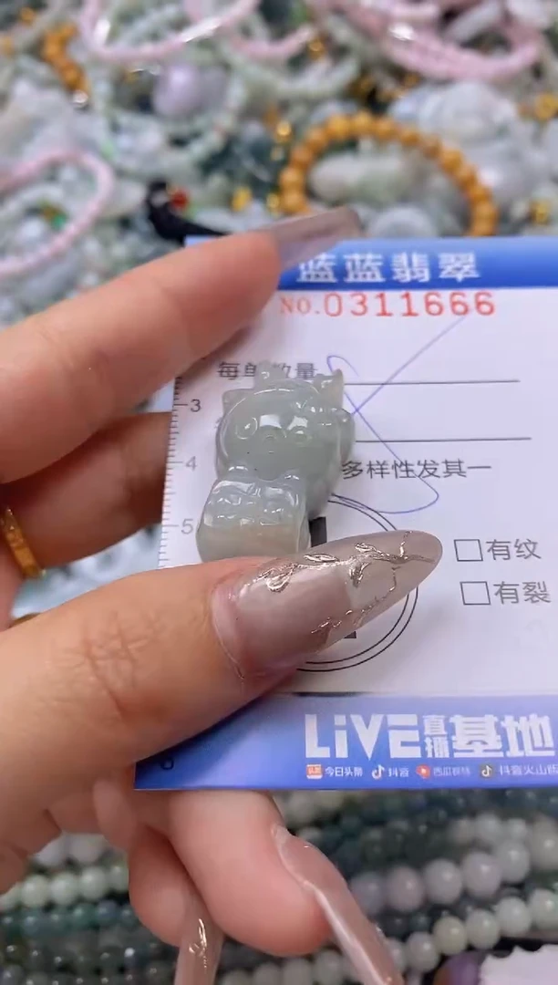 翡翠未镶嵌颈饰闪购0311666