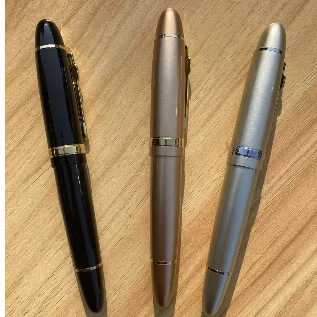 金豪159系列纯手工打磨大明尖美工钢笔送1瓶墨水 ，