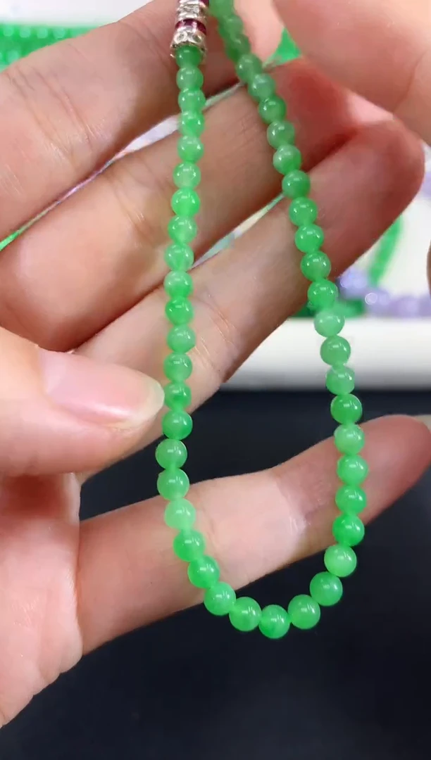 未镶嵌手串翡翠77|2980