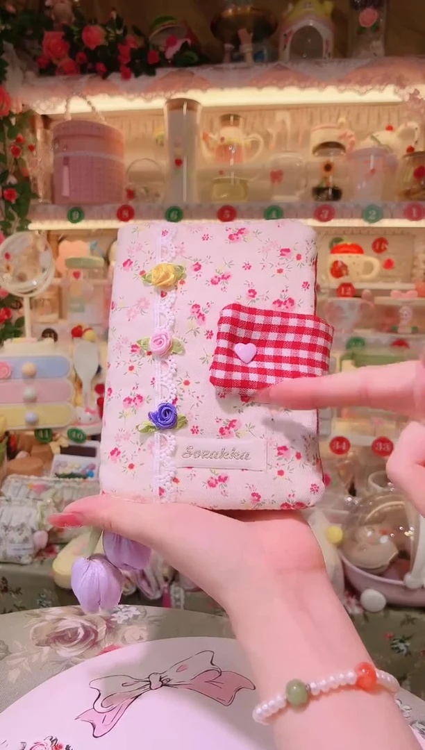 玫瑰花手账本——手工制作品质好！