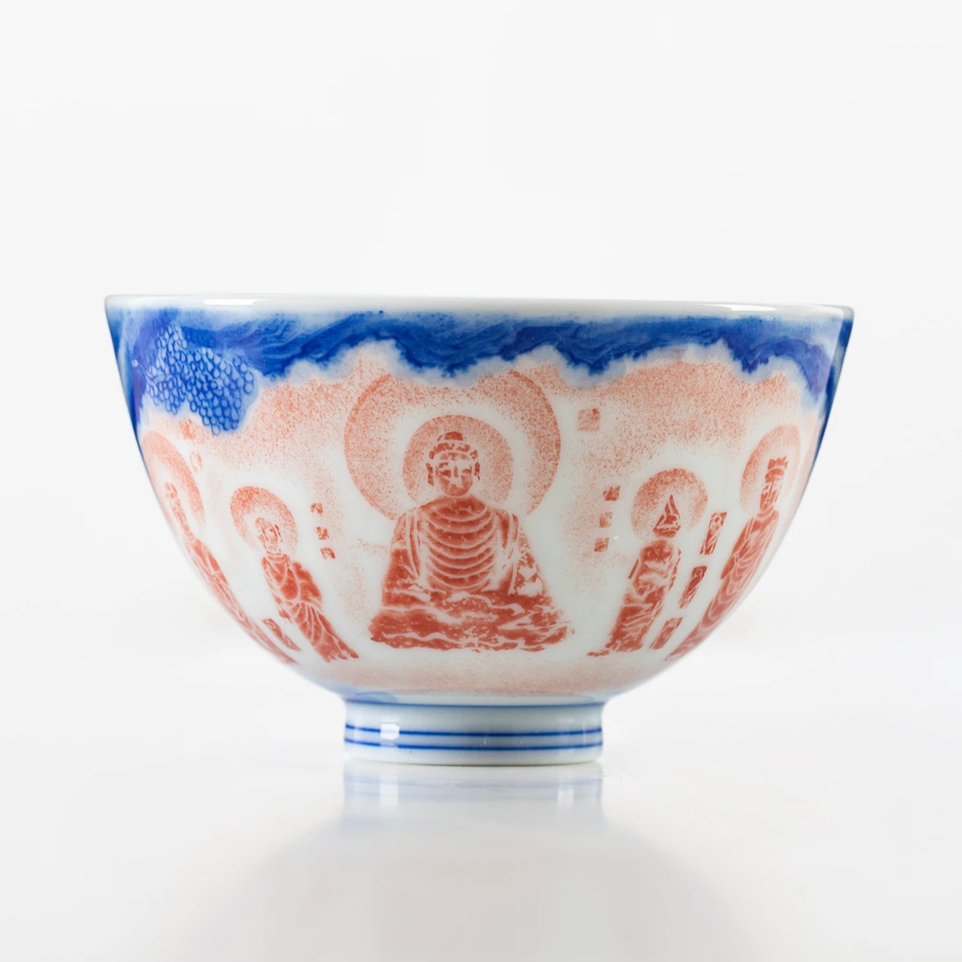 【李国庆专属】云窟万象山水小鸡心杯MX1039