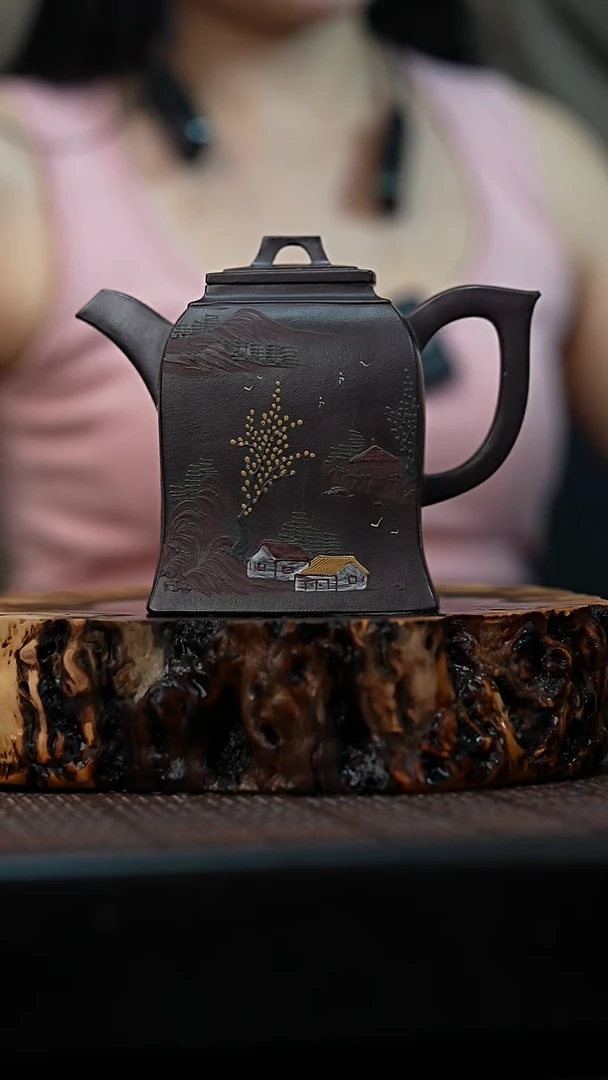 茶壶紫砂宜兴岁颐传砂原矿全手1