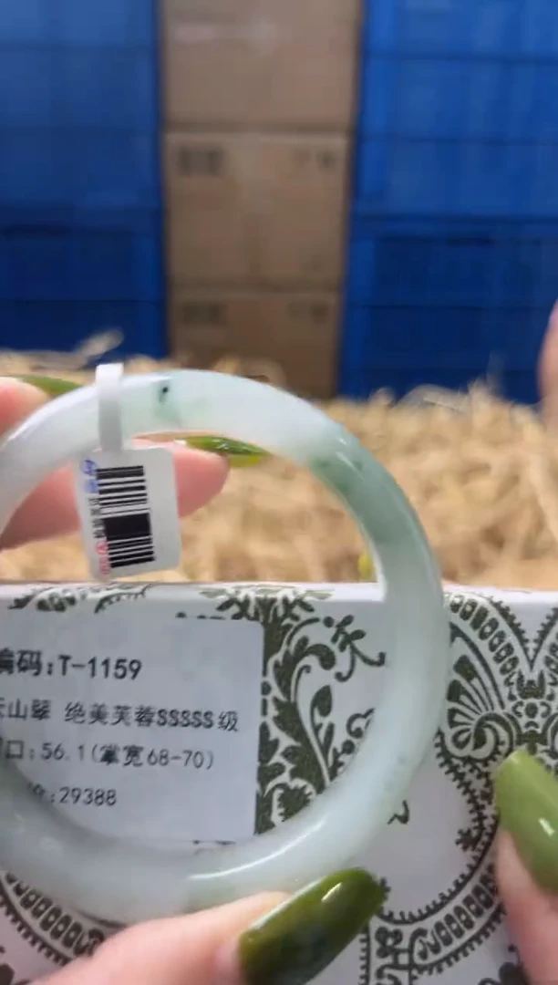 未镶嵌手镯石英质玉T1159