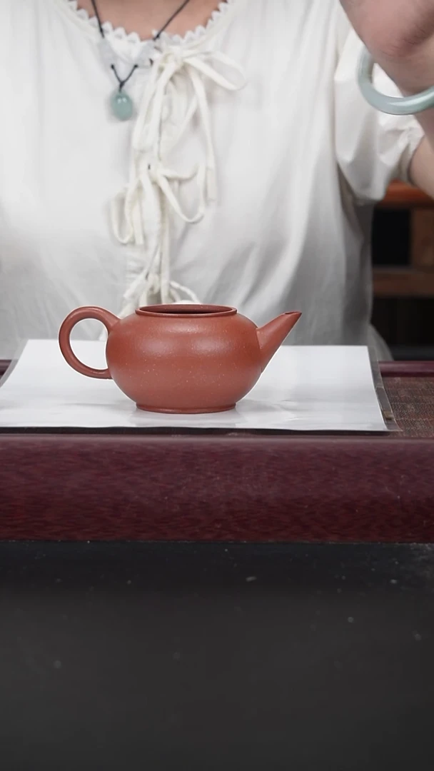 茶壶紫砂XJ红降坡 水平