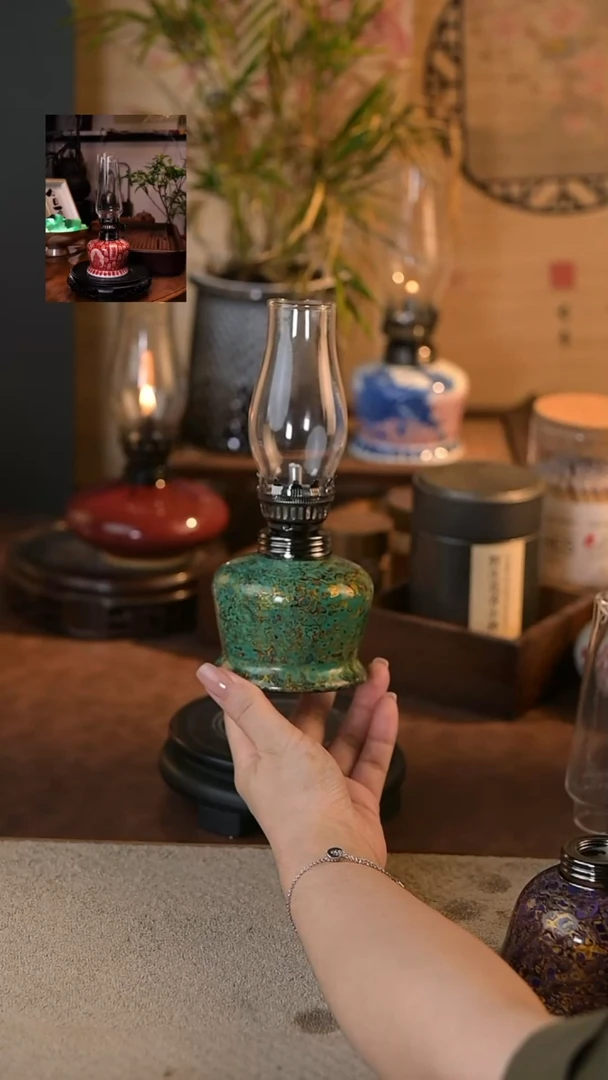 刘*义景德镇陶瓷香薰灯摆件