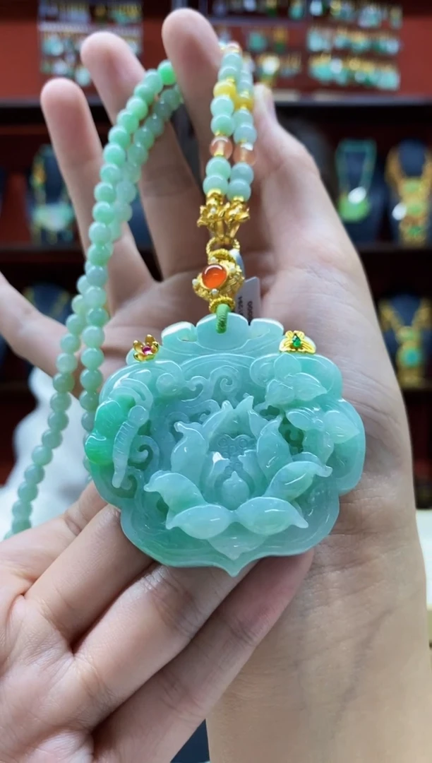 颈饰未镶嵌翡翠翡翠吊坠