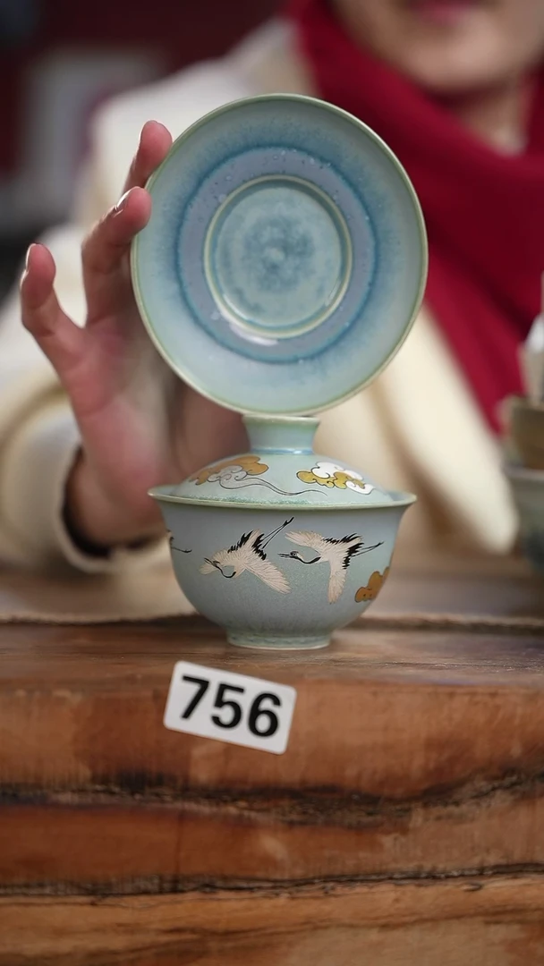 【闪购商品】杯等烟雨陶瓷手作杯756