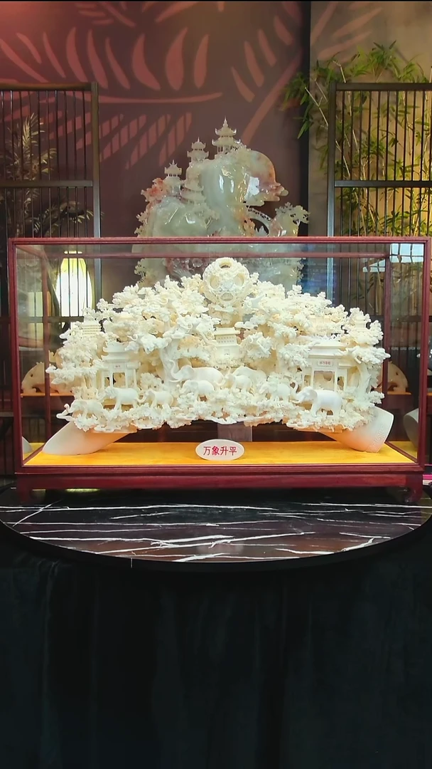 石材钢**爵家居摆件万象生平