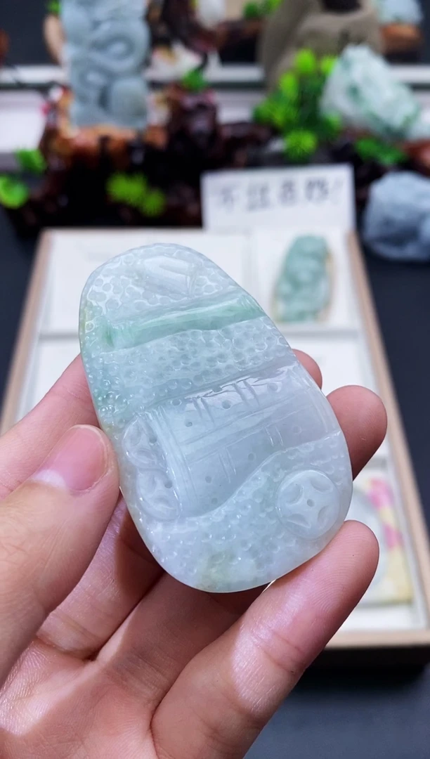 颈饰未镶嵌翡翠天然缅甸A货翡翠