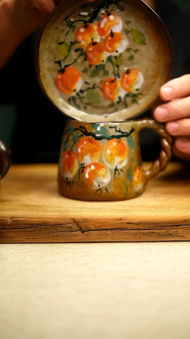 @@陶园瓷舍@@纯手工手绘@高温釉下彩