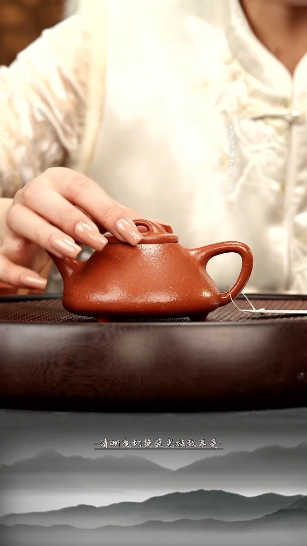 茶壶紫砂30 红降坡子冶石瓢
