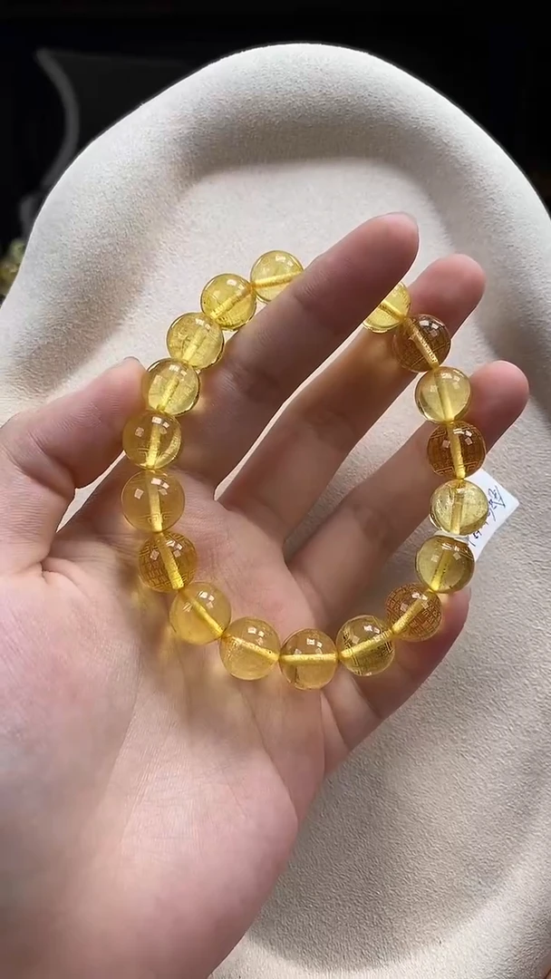 琥珀颈饰未镶嵌手串