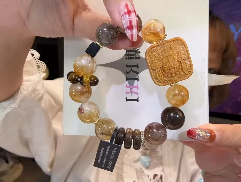 未镶嵌戒指水晶黑糖kiki