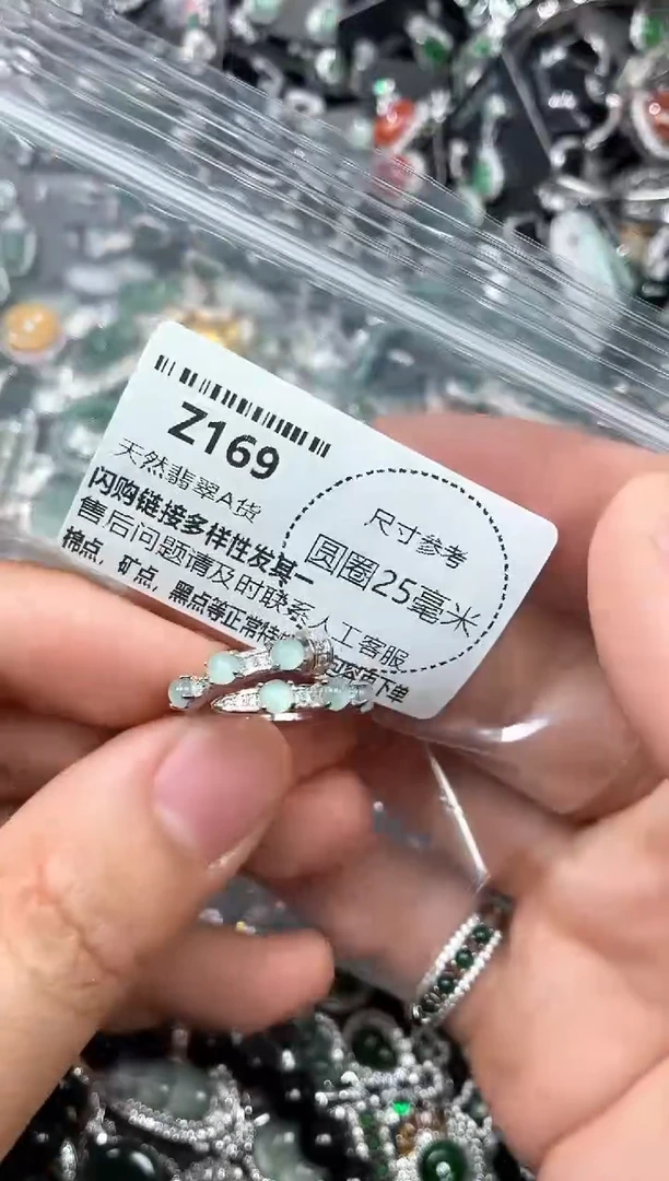 翡翠未镶嵌颈饰Z169戒指