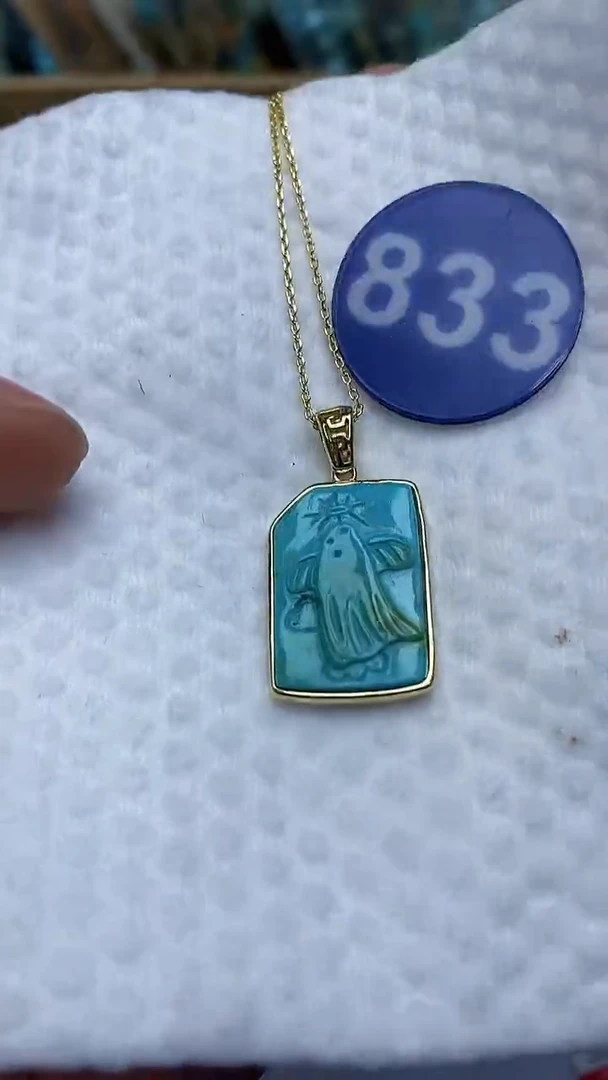【闪购商品】绿松石项链合金833项链