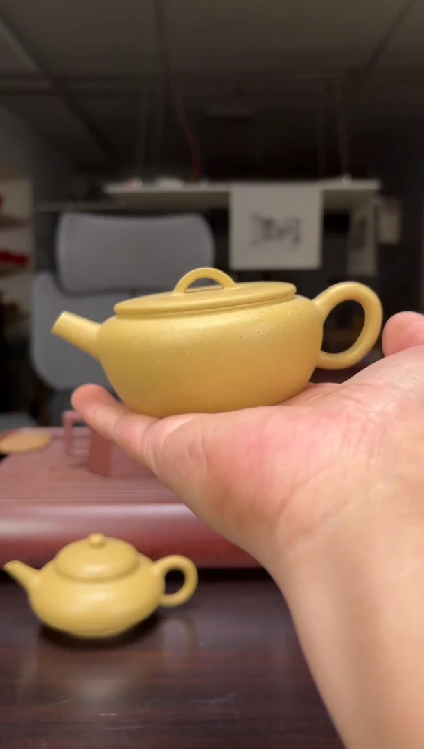 茶壶紫砂原矿段泥大彬诗意130毫升