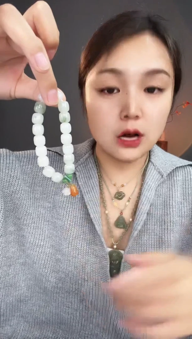 【闪购商品】石英质玉手链未镶嵌手串
