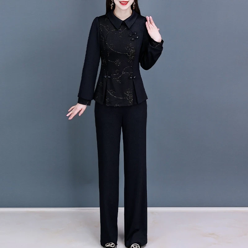 【可蓓儿】新中式国风时尚套装女士2025春季新款爆款今年流行妈妈装