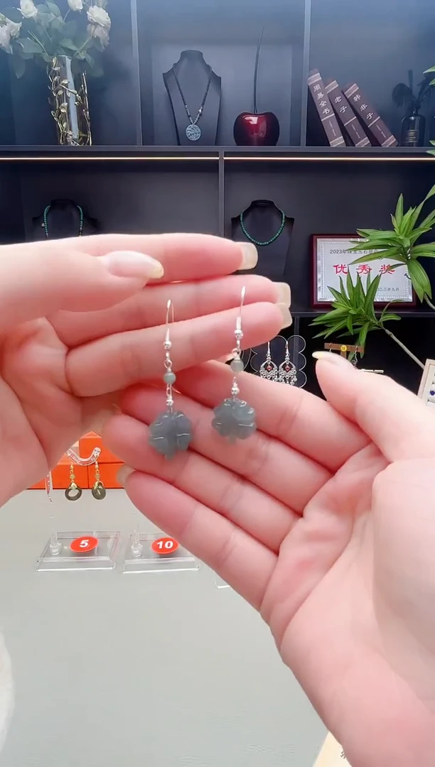 未镶嵌翡翠耳饰X33