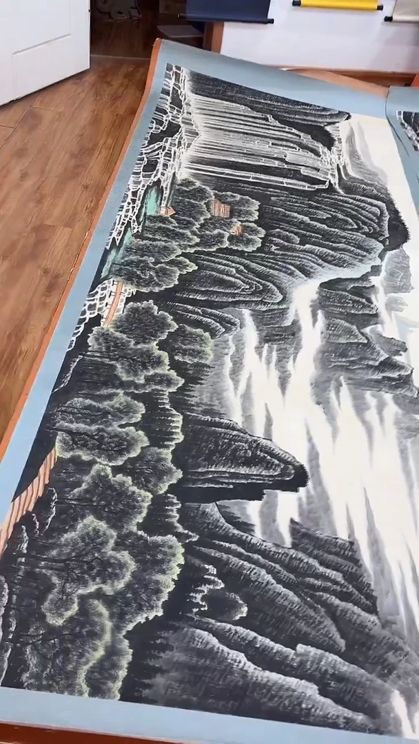 横款中式古典书画作品