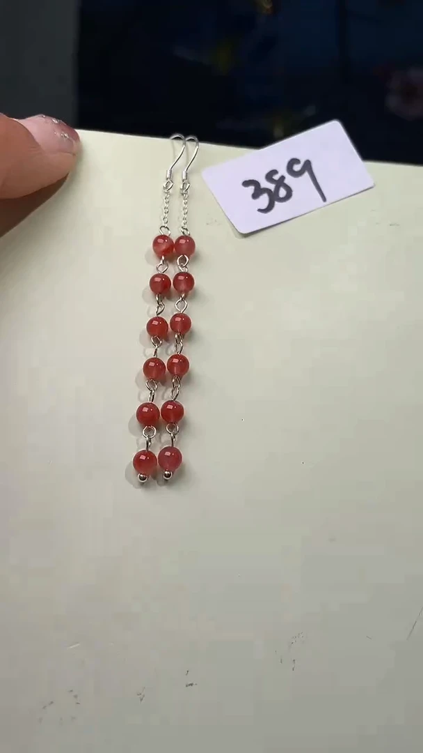 未镶嵌南红玛瑙耳饰喜欢拍