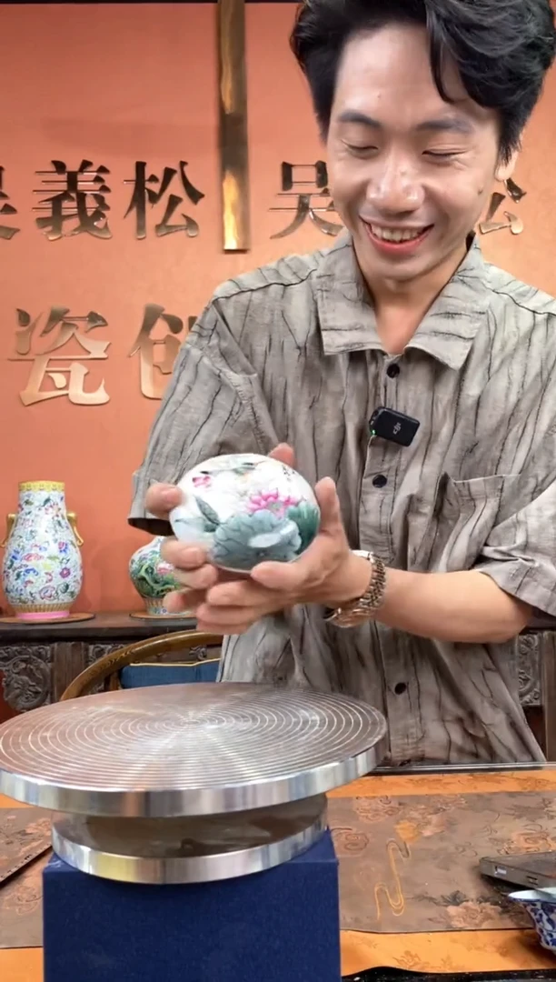 吴义松陶瓷联盟手绘陶瓷编号：3624