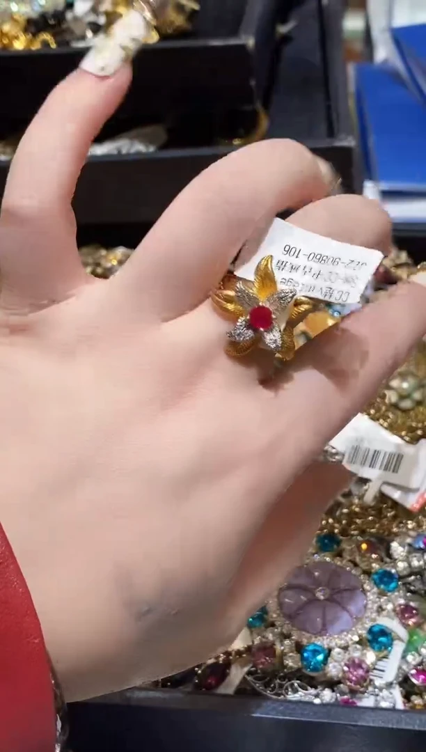 琉璃铜合金楚楚珠宝中古甄选不退换
