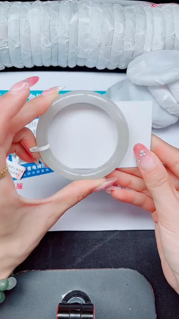 未镶嵌手镯石英质玉391-53/54