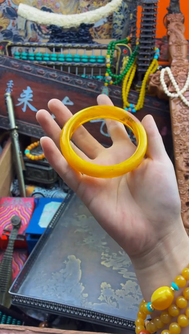 未镶嵌蜜蜡裸石宗起祥瑞直播推荐9