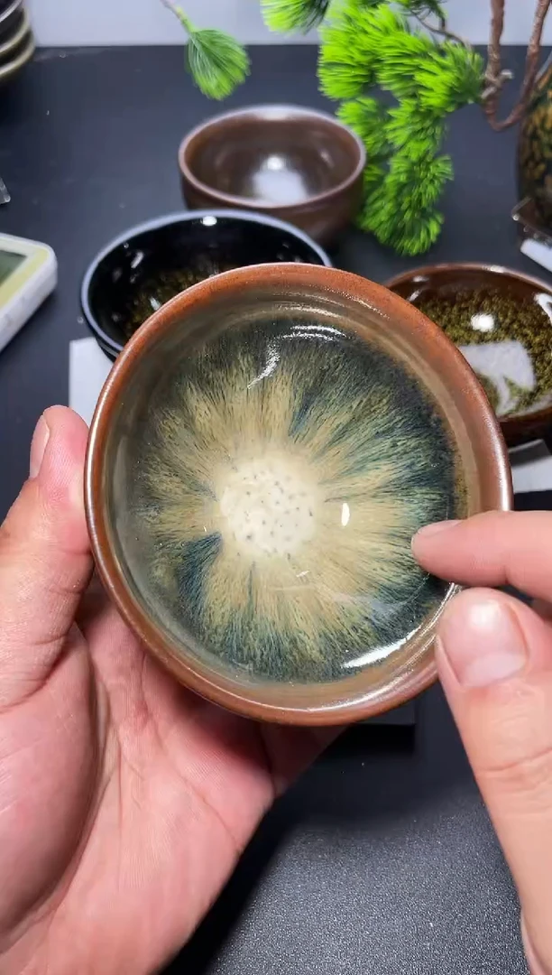 茶盏127 叶紫建盏