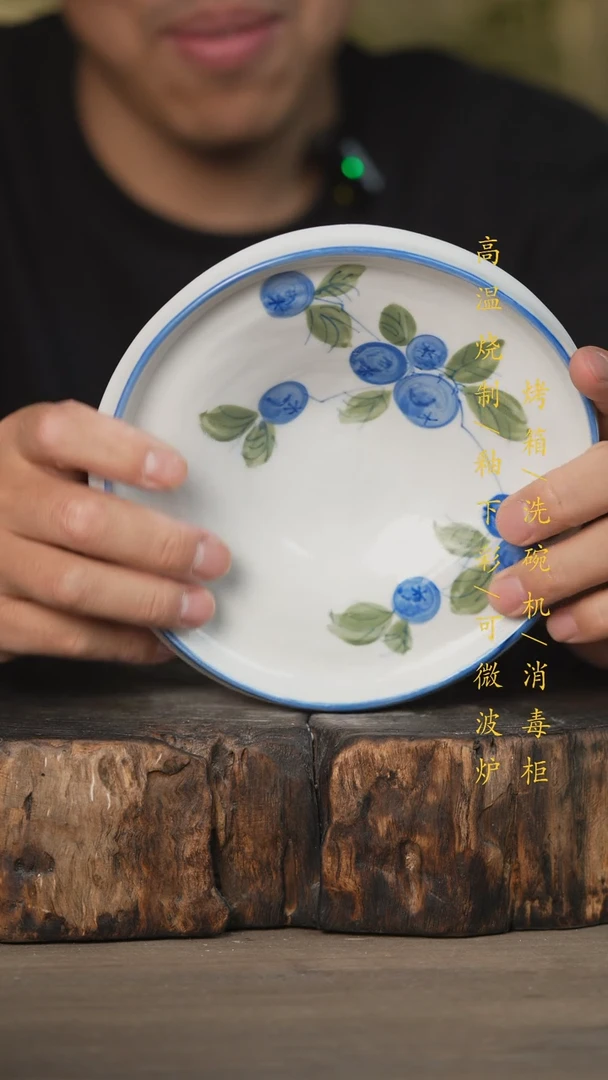 【闪购商品】瓷片景德镇高温釉下彩可微波烤箱洗碗机