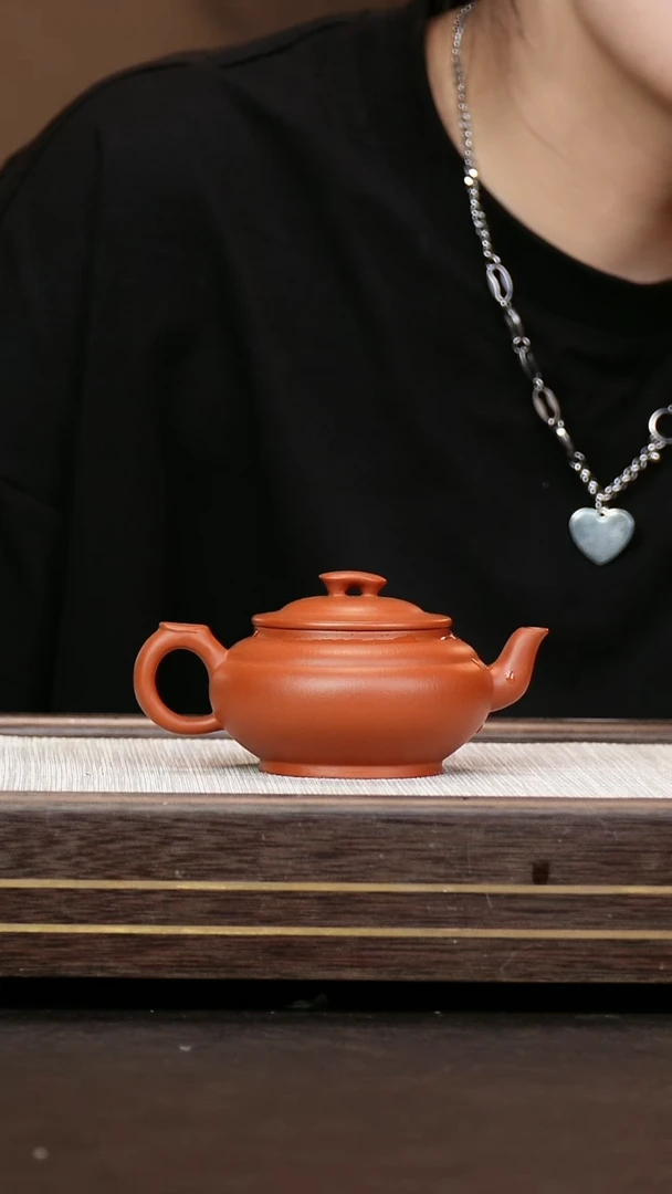 茶壶紫砂朱泥 全手工  上新桥