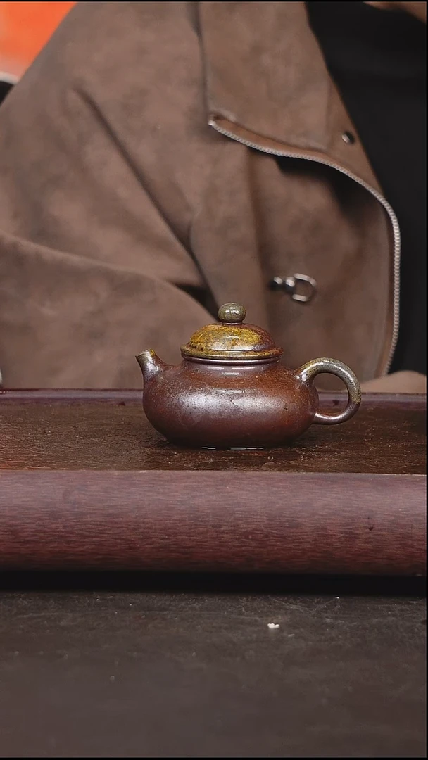 茶壶紫砂柴烧 壶