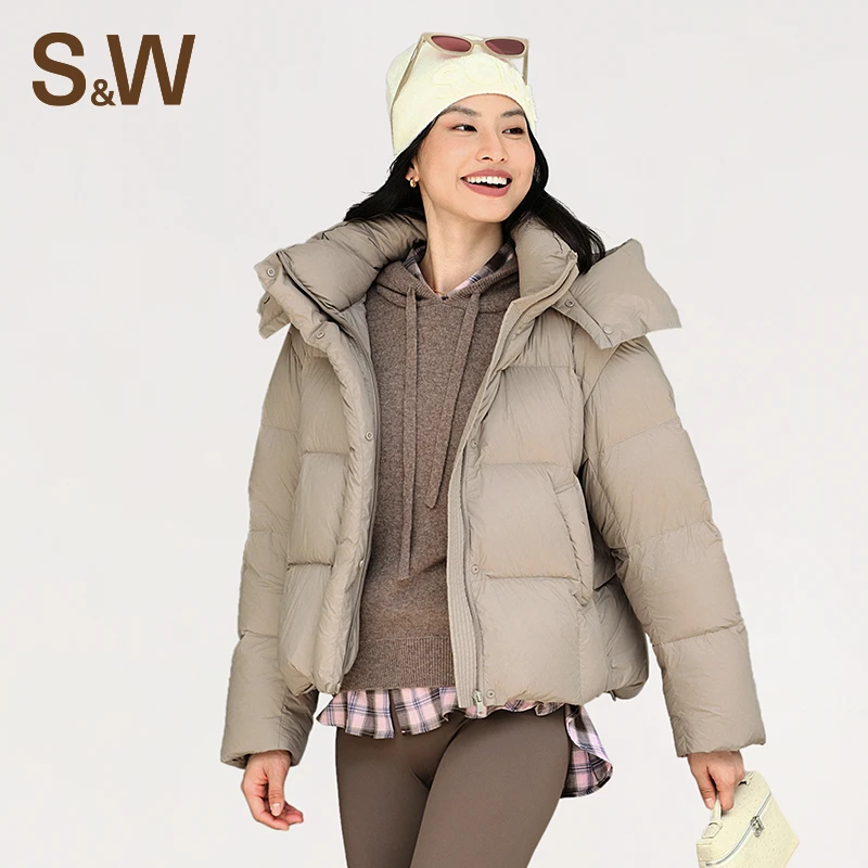 【SW速惟】女士泡泡羽绒服蓬松保暖户外运动羽绒服冬季1507